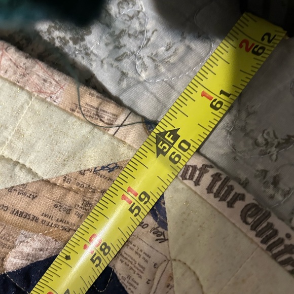 Patriotic Patchwork Quilt. with measurements in photos - Picture 7 of 7